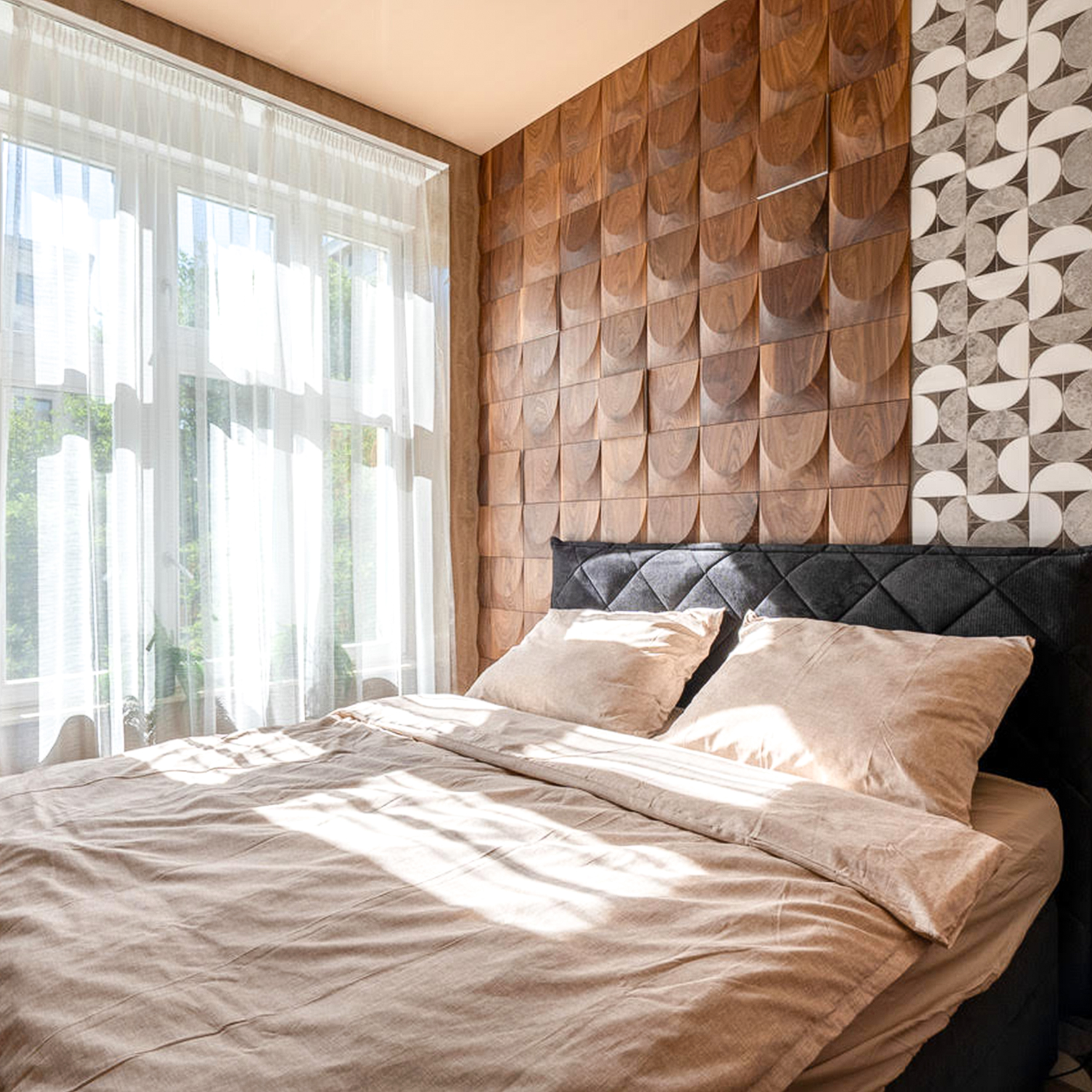 Arch: 3D Wood Panel with Arch Profile from Solid Wood Architectural Setup 2