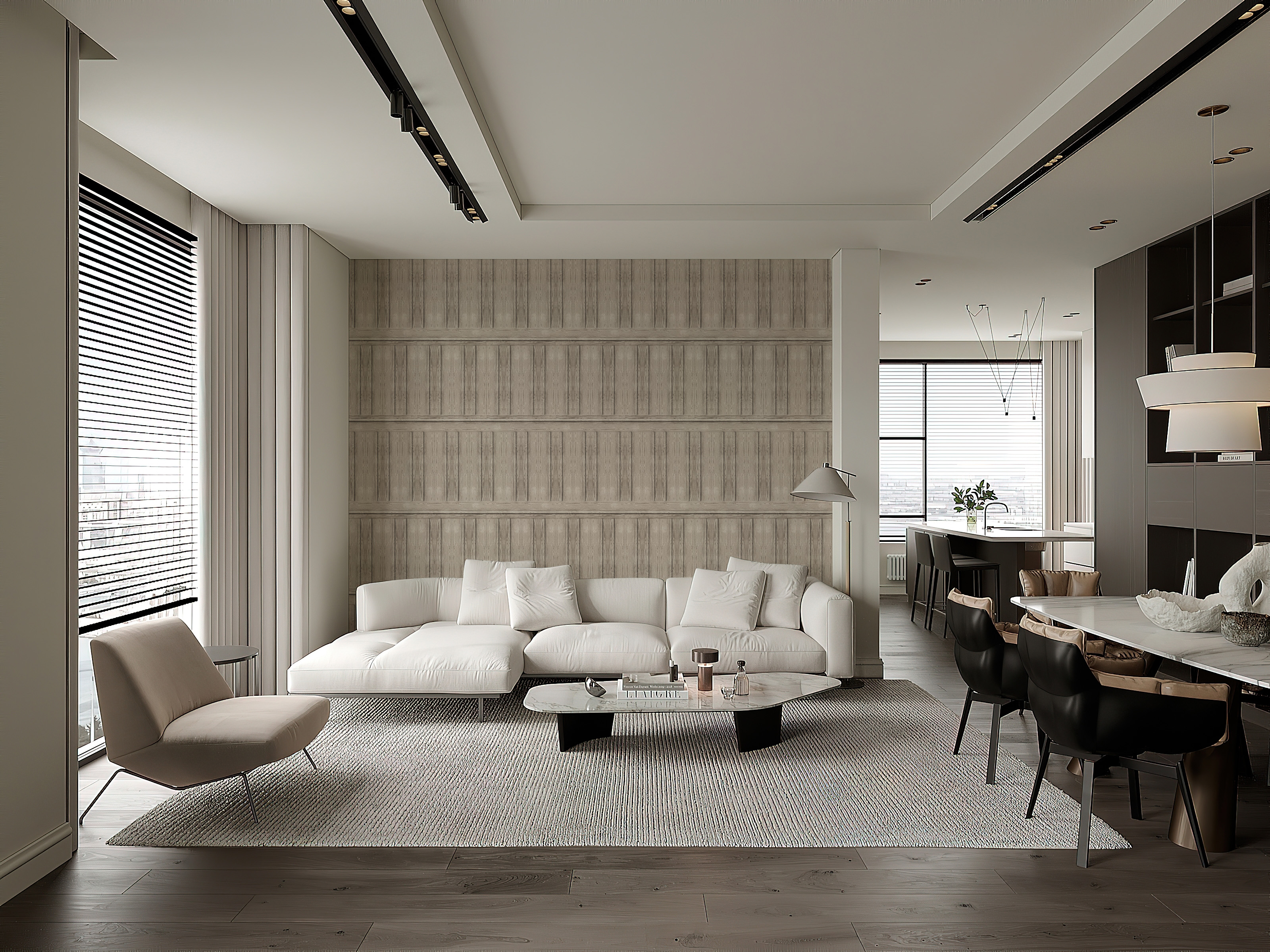 MAPAO Linear Wood Panel Spotlight
