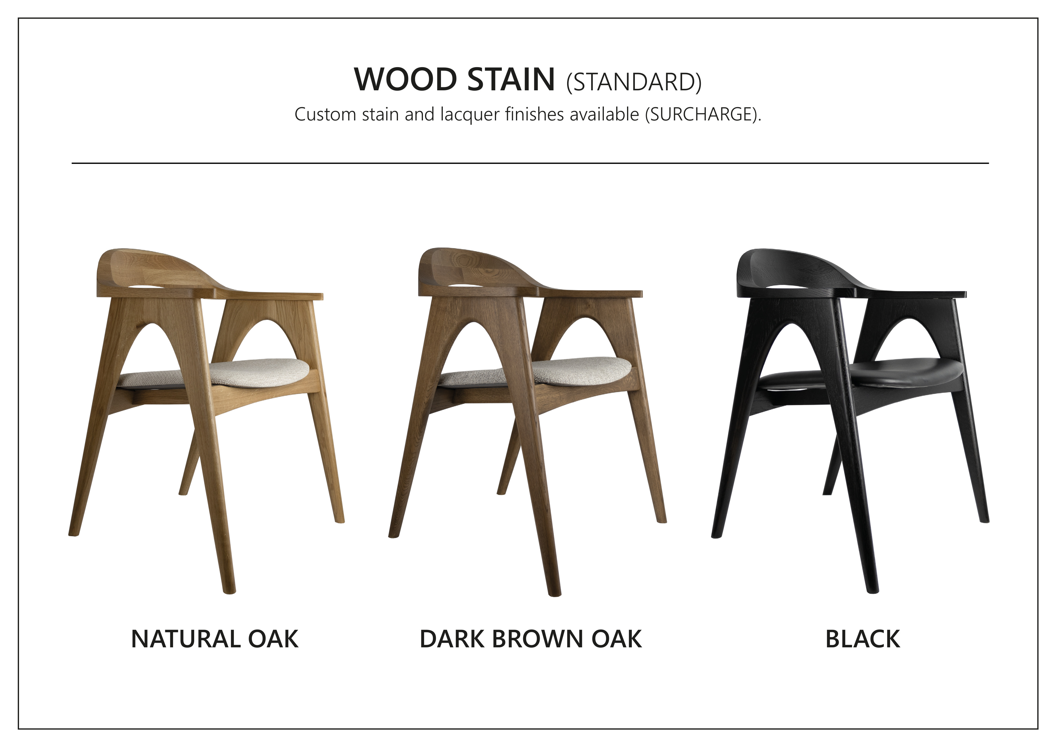 ARC Chair & Bar Stool – Ergonomische Designermöbel aus Massivholz Visual